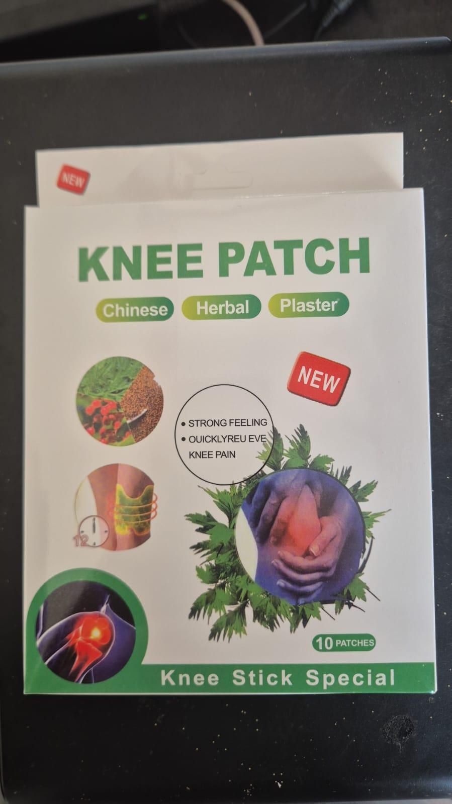 Herbal Knee Heat Patches (Pack of 10, 20, 30)