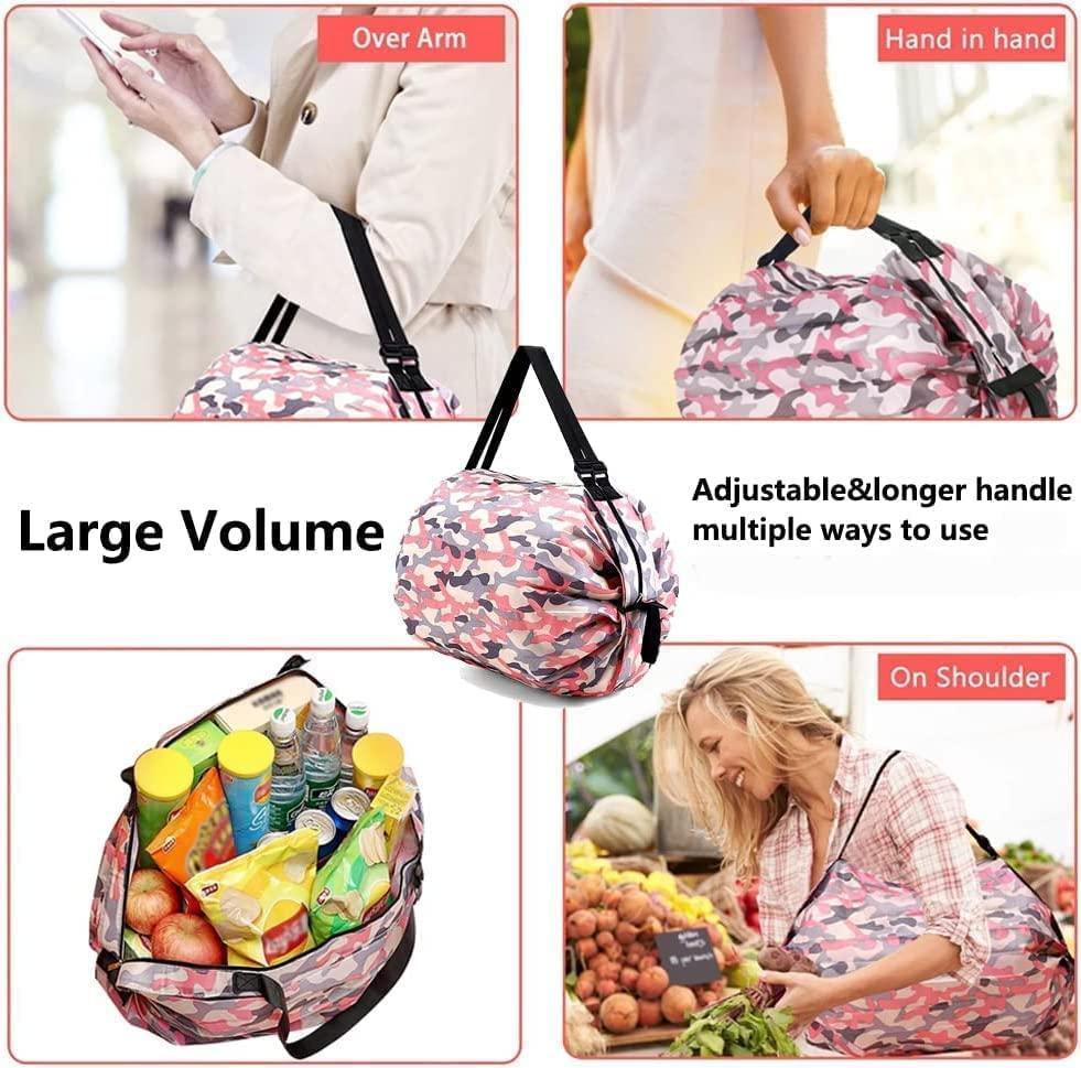 Foldable Zip Shopping Bag