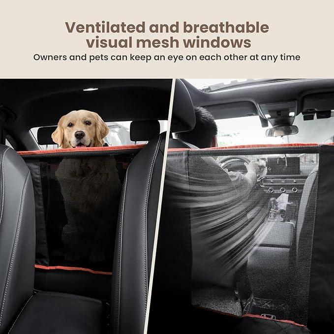 Waterproof Dog Car Seat for Medium & Large Dogs – Comfortable & Secure Travel Booster