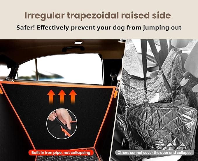Waterproof Dog Car Seat for Medium & Large Dogs – Comfortable & Secure Travel Booster