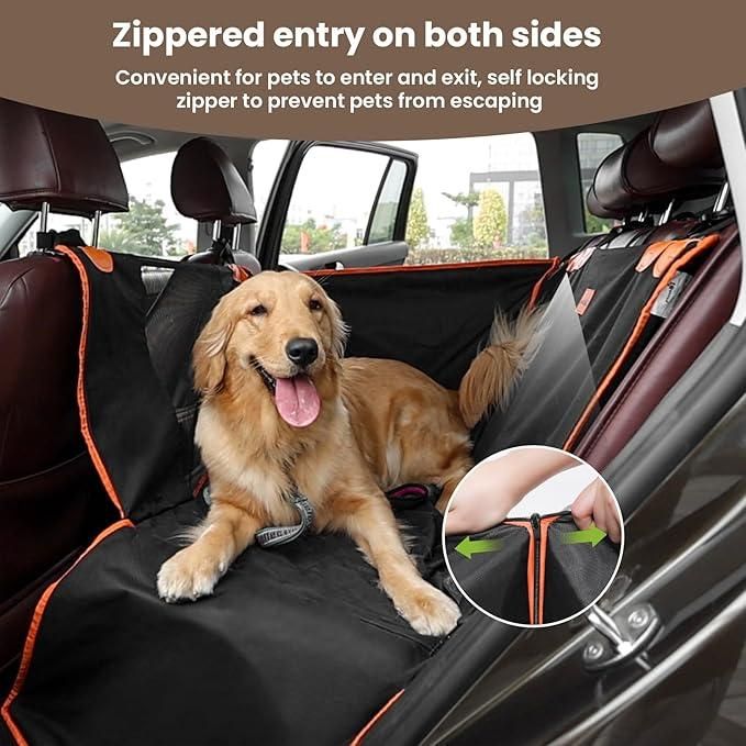 Waterproof Dog Car Seat for Medium & Large Dogs – Comfortable & Secure Travel Booster