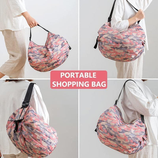 Foldable Zip Shopping Bag