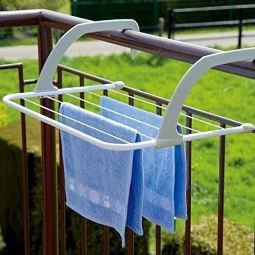 Foldable Cloth Drying Rack for Balcony & Indoors