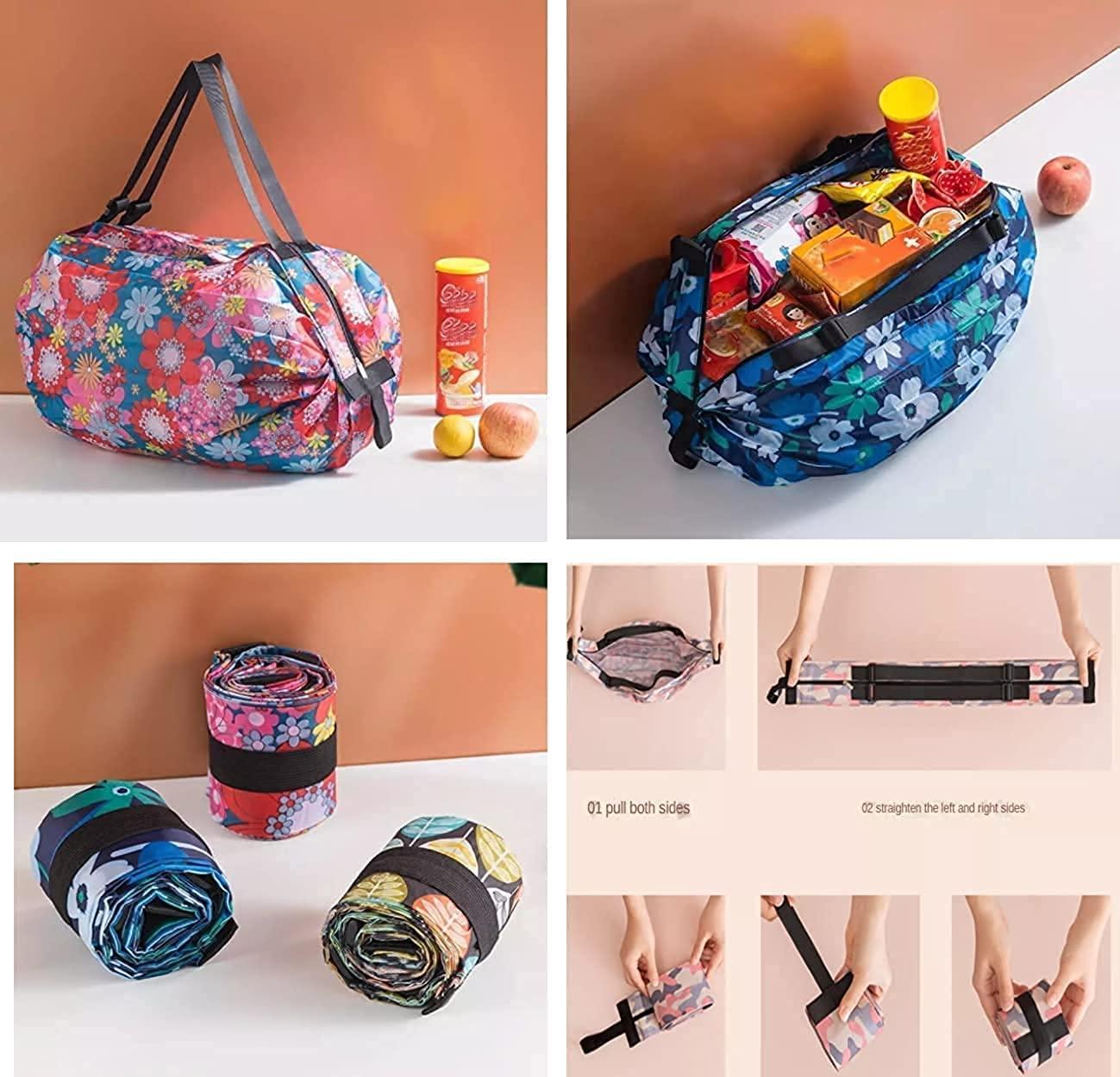 Foldable Zip Shopping Bag