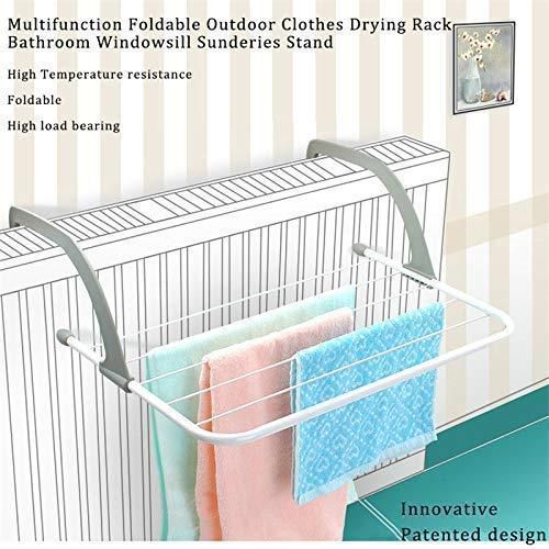Foldable Cloth Drying Rack for Balcony & Indoors