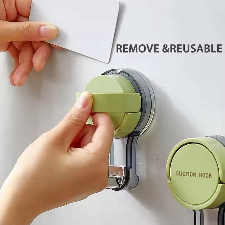 Heavy-Duty Suction Wall Hooks (Pack of 2)