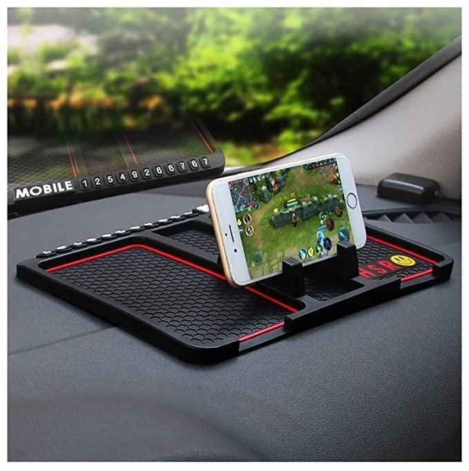 Silicone Dashboard Phone Holder – Universal Fit