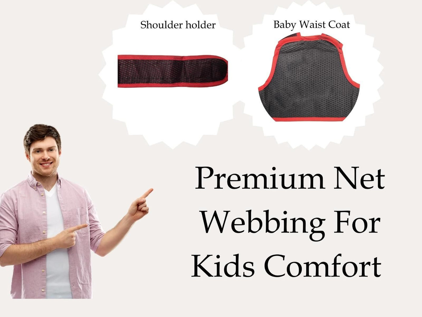 Kids Safety Belt for Two-Wheelers