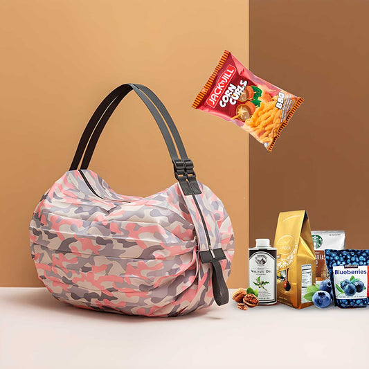Foldable Zip Shopping Bag