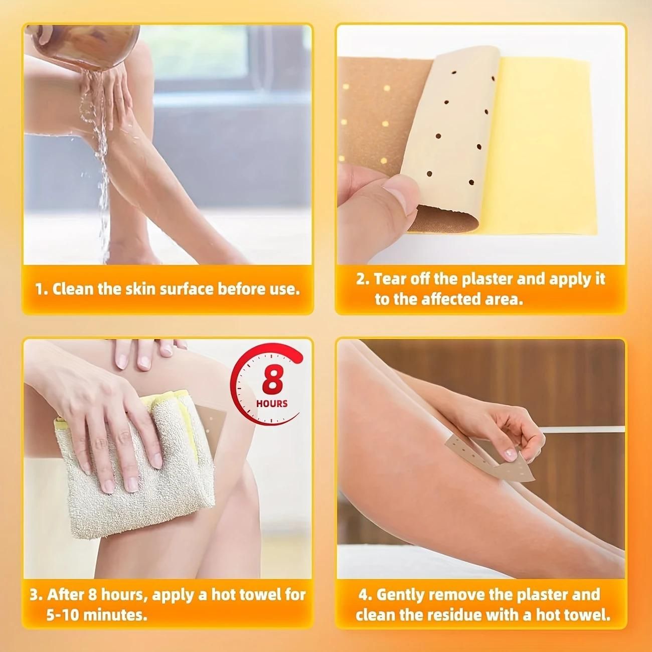 DeepRelief Herbal Heat Pads - 10 Pieces ( Mayufuzz )