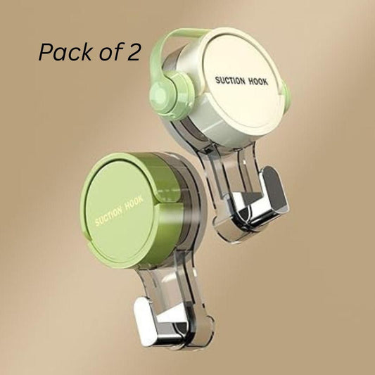 Heavy-Duty Suction Wall Hooks (Pack of 2)