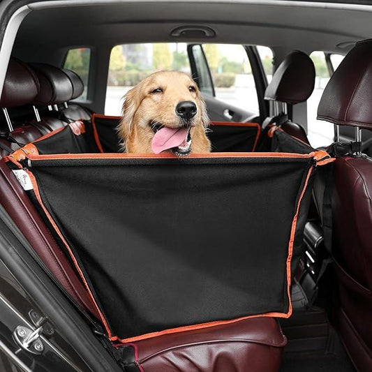 Waterproof Dog Car Seat for Medium & Large Dogs – Comfortable & Secure Travel Booster