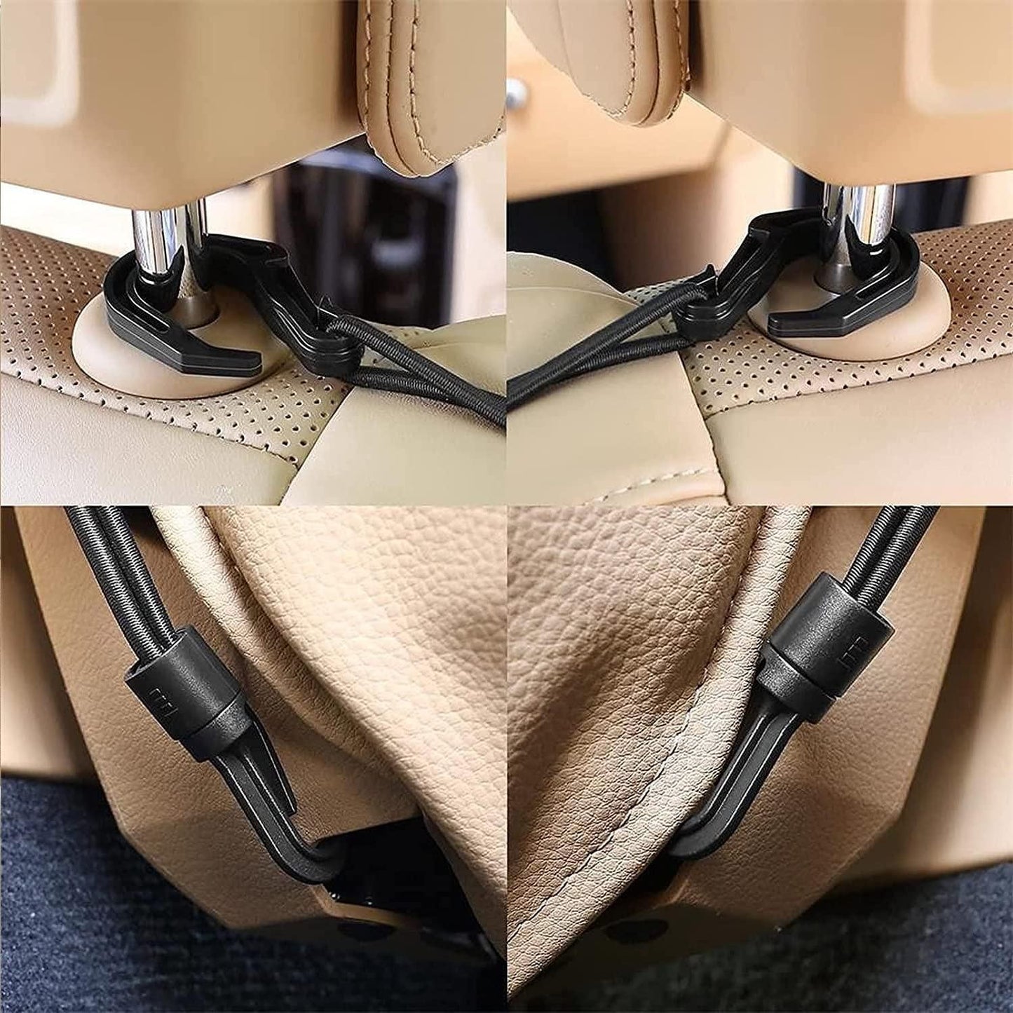 3-Layer Car Mesh Organizer & Pet/Kid Safety Barrier – Easy Install
